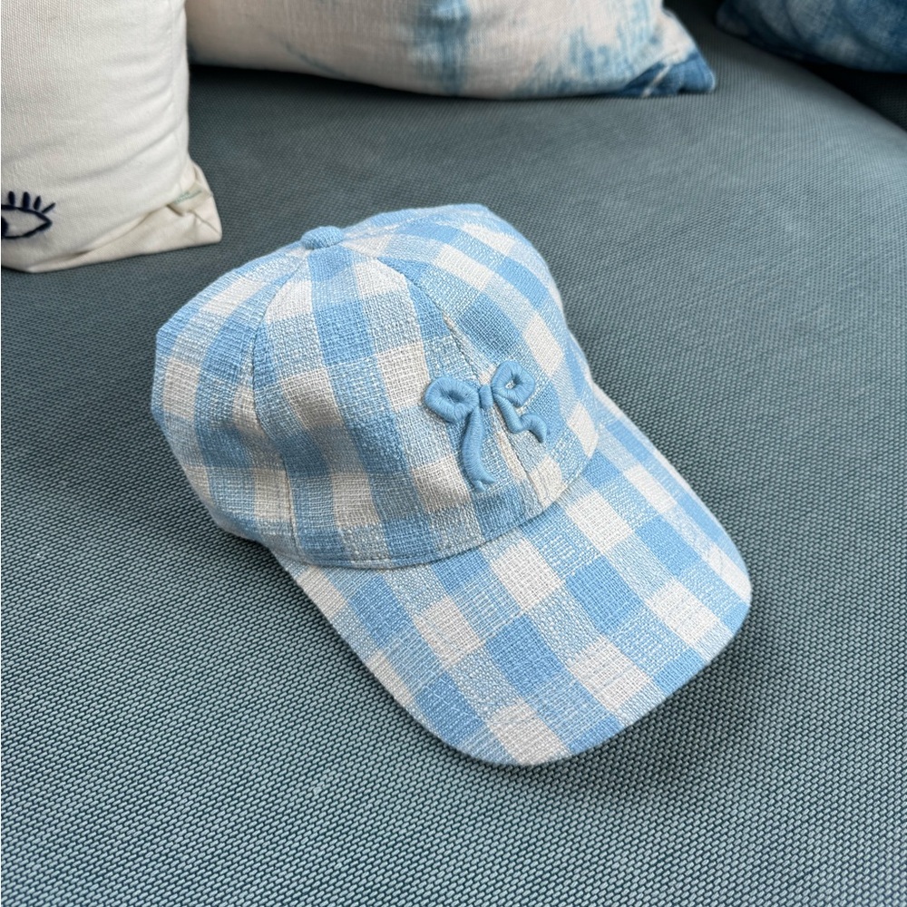 NWOT gingham hat